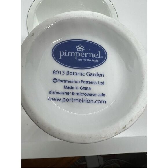 Portmeirion Pimpernel Botanic Garden 8013 Sweet Pea Tea or Coffee Cup Flared Mug - Picture 6 of 6